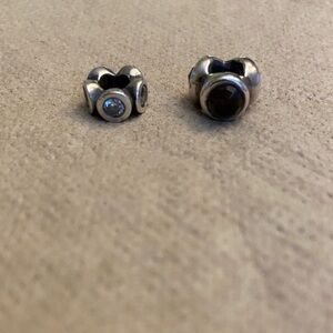 Pandora Sterling Silver Charm Beads